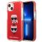 KARL LAGERFELD - Karl Lagerfeld TPE Karl & Choupette Skal iPhone 13 Mini - Rd