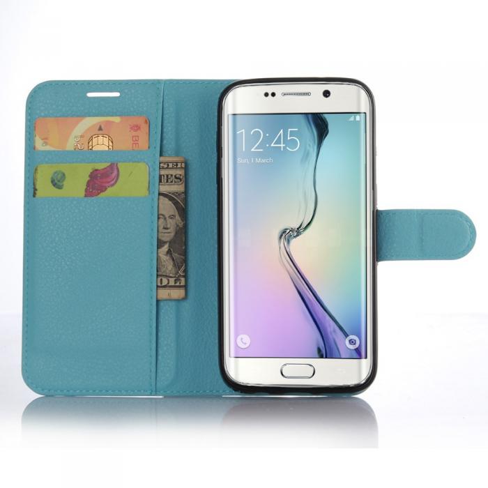 UTGATT5 - Plnboksfodral till Samsung Galaxy S7 Edge - LjusBl