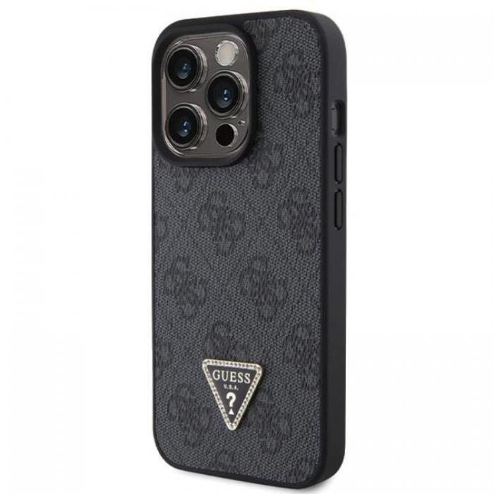 Guess - Guess iPhone 15 Pro Max Mobilskal 4G Diamond Triangle - Svart