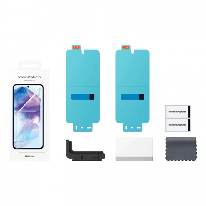 Samsung - Samsung [2-Pack] Galaxy A55 5G Skrmskydd - Transparent