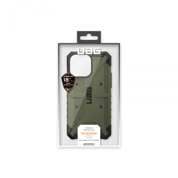 UTGATT1 - UAG iPhone 14 Pro Max Skal Pathfinder - Olive