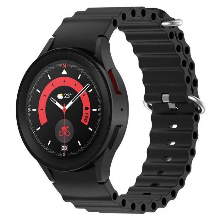 A-One Brand - Galaxy Watch Armband Ocean (20mm) - Svart