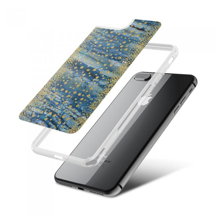 UTGATT5 - Fashion mobilskal till Apple iPhone 8 Plus - Marble Rain