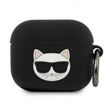 KARL LAGERFELD - Karl Lagerfeld Skal AirPods 3 Silicone Choupette - Svart