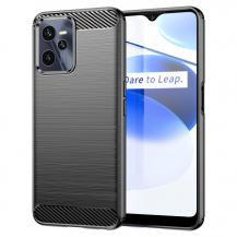 A-One Brand - Realme C35 Skal Carbon silicone - Svart