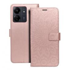 OEM - Xiaomi Redmi 13C/Poco C65 Plånboksfodral Mezzo - Rose Guld