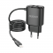 Dudao - Dudao 2x USB Vggladdare med built-in lightning 12 W Kabel Svart