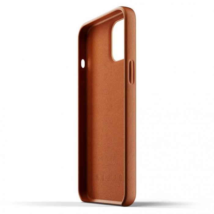 UTGATT5 - Mujjo Full Leather Wallet Case iPhone 12 Pro Max - Tan