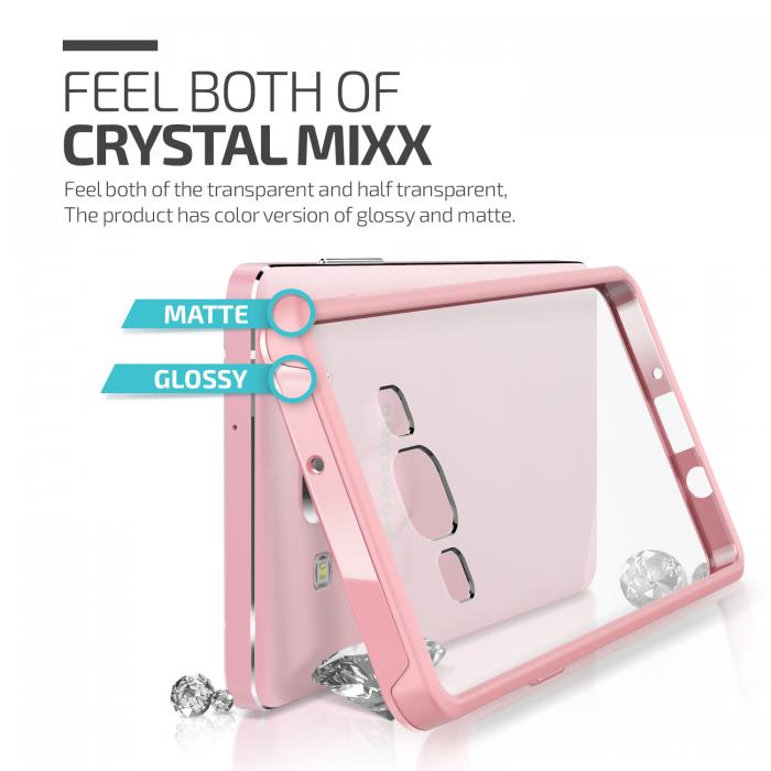 UTGATT5 - Verus Crystal Mixx Skal till Samsung Galaxy A7 - Rosa