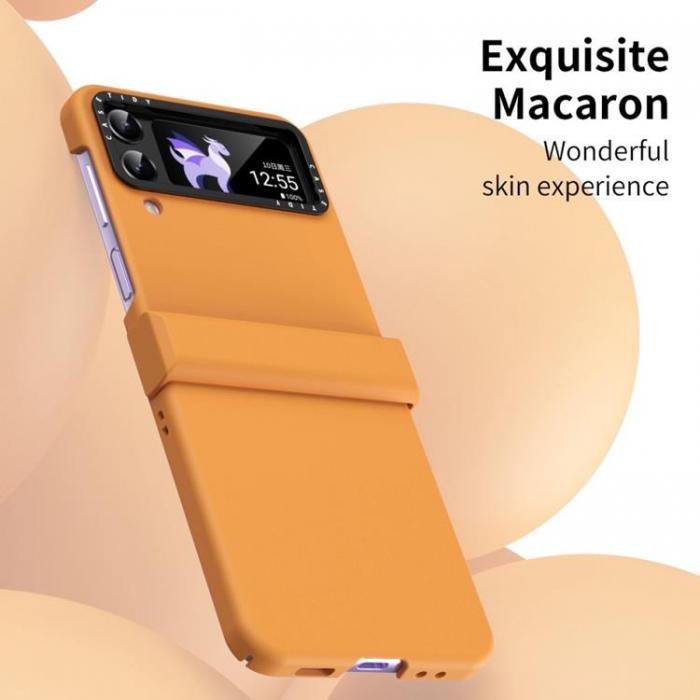 A-One Brand - Galaxy Z Flip 4 Skal Lens Hinge Folding - Orange