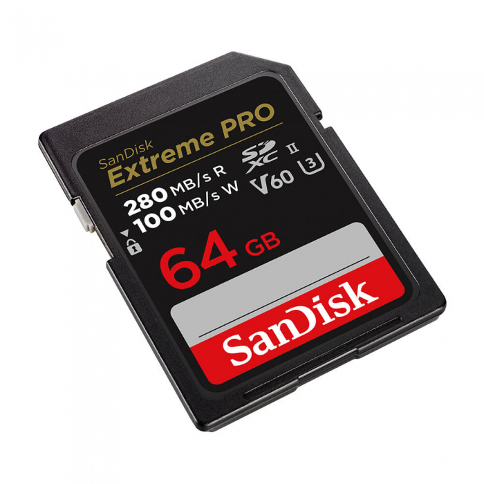 Sandisk - SANDISK Extreme Pro 64GB 280MB/s V60 C10 UHS-II