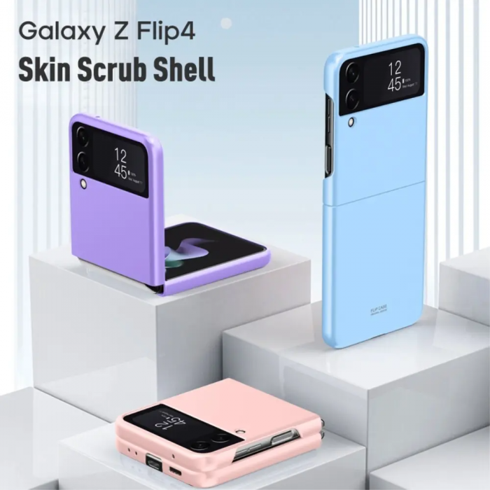 Taltech - Galaxy Z Flip4 5G Mobilskal Rubberized - Vit