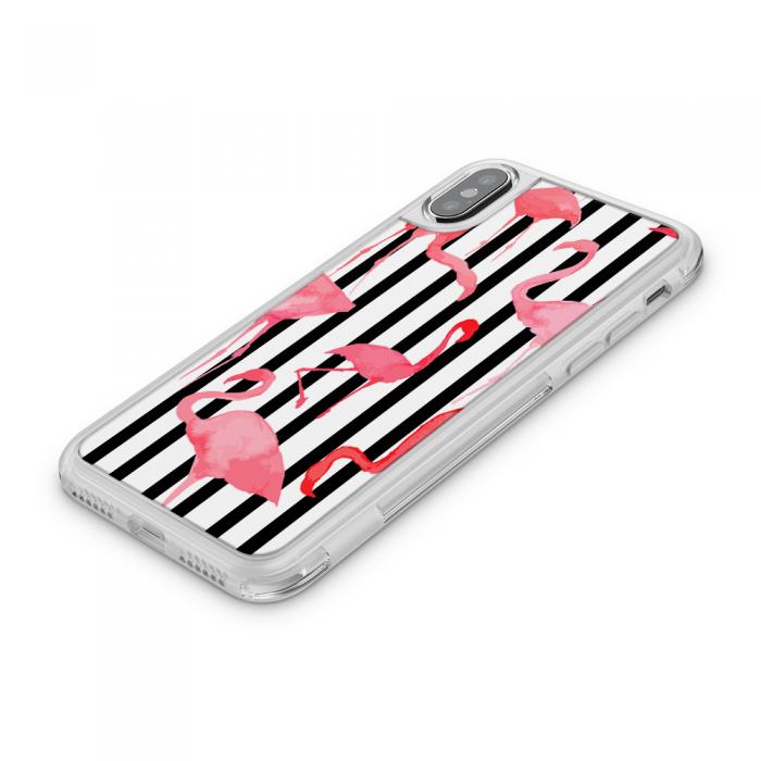 UTGATT5 - Fashion mobilskal till Apple iPhone X - Flamingo