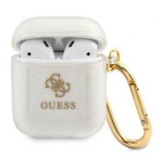 Guess - Guess Glitter Collection Skal AirPods - Transparent
