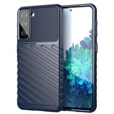 OEM - Thunder Flexibel Armored Skal Galaxy S22 Plus - Blå