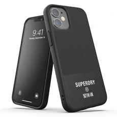 Superdry - SuperDry Molded Canvas Skal iPhone 12 Mini - Svart