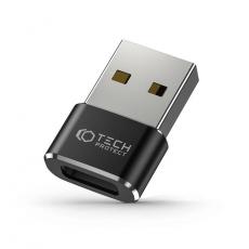 Tech-Protect - Tech-Protect Adapter USB to USB-C Ultraboost - Svart