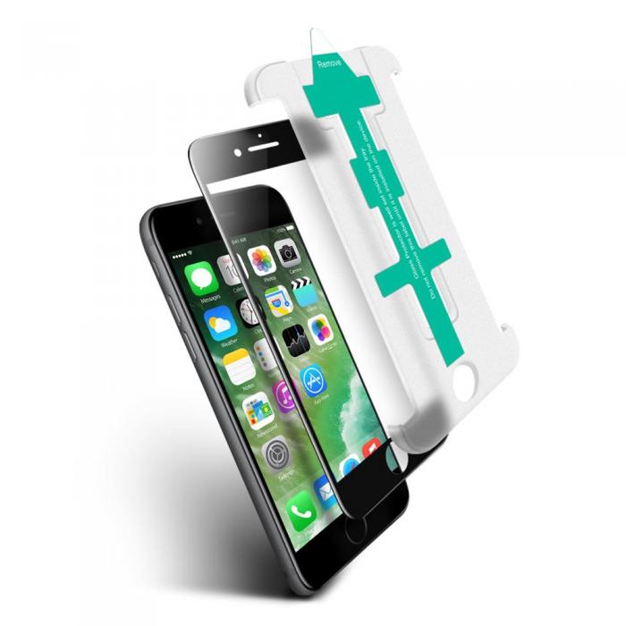 UTGATT5 - CoveredGear Easy App hrdat glas skrmskydd till iPhone 7/8/SE 2020 - Svart