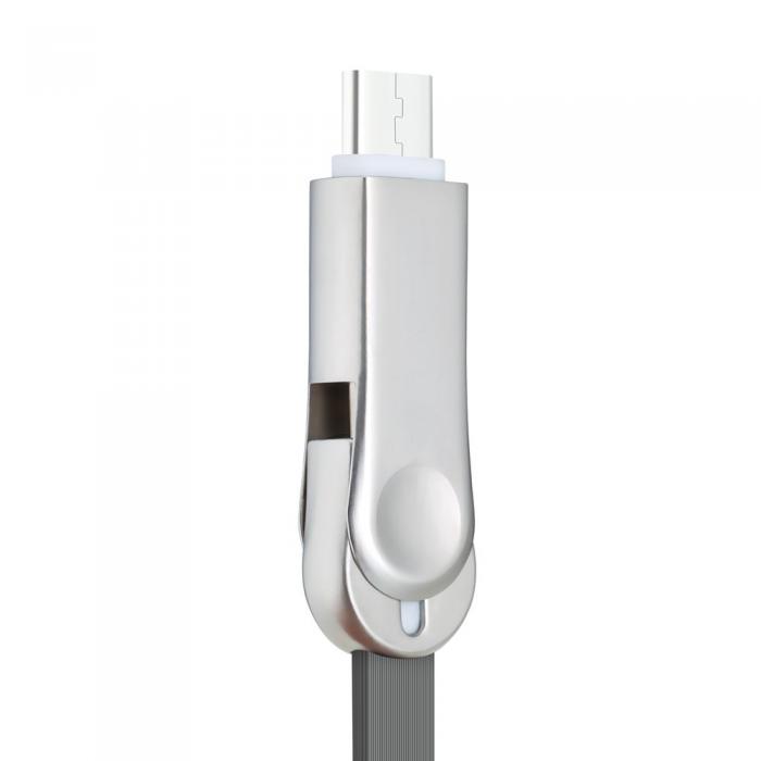 UTGATT5 - Nillkin Plus III 2-in-1 Micro/Type-C USB-kabel - Gr