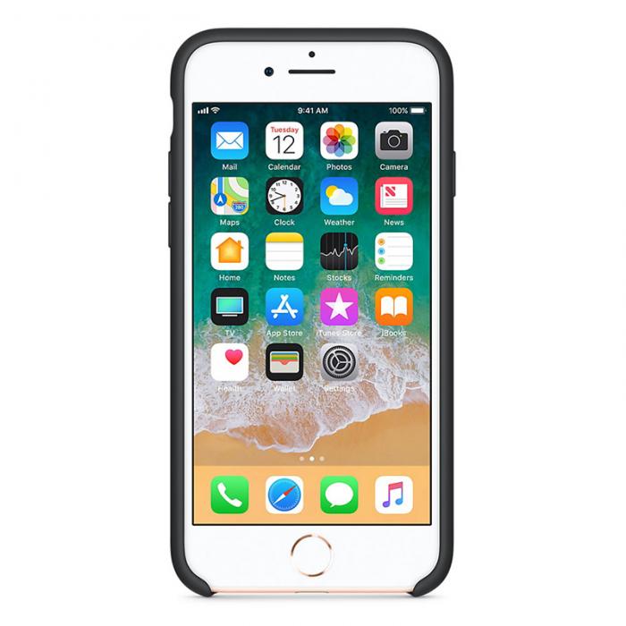 UTGATT4 - Apple Silicone Case iPhone 8 Black