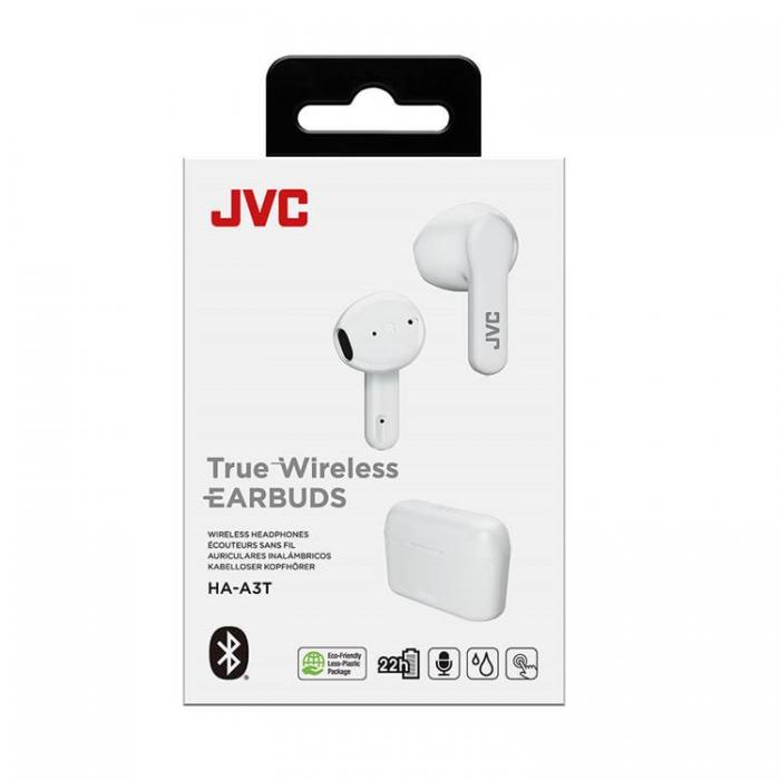 JVC - JVC Hrlurar In-Ear True Wireless HA-A3T - Vit