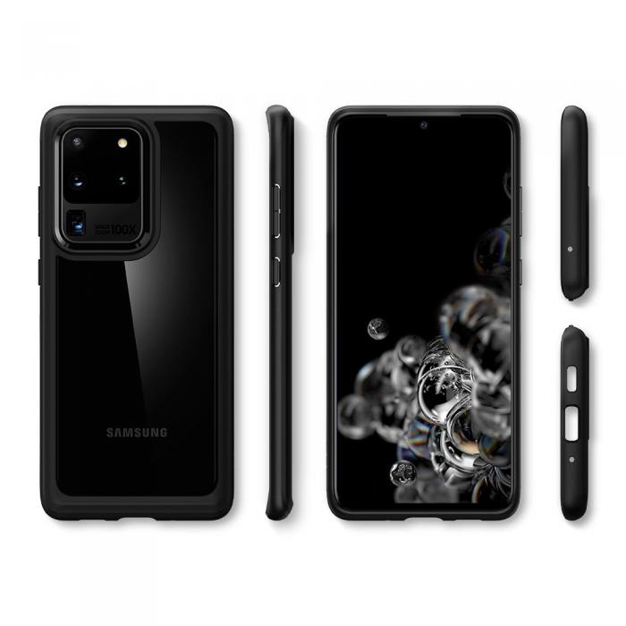Spigen - SPIGEN Ultra Hybrid Skal till Samsung Galaxy S20 Ultra - Svart