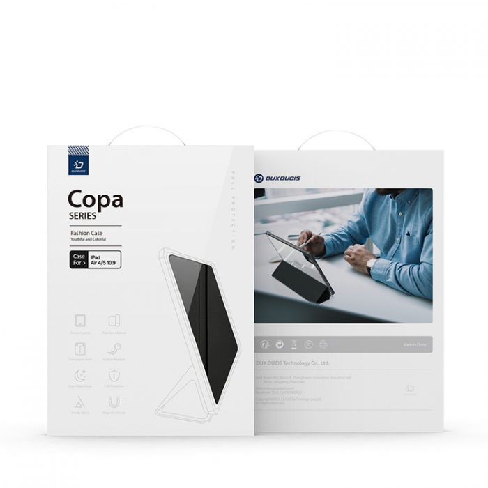 UTGATT1 - Dux Ducis iPad Air (2020/2022) Fodral Copa - Svart