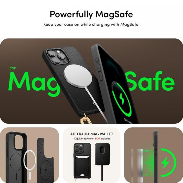 Spigen - Spigen iPhone 15 Pro Max Mobilhalsband Skal Magsafe Cyrill