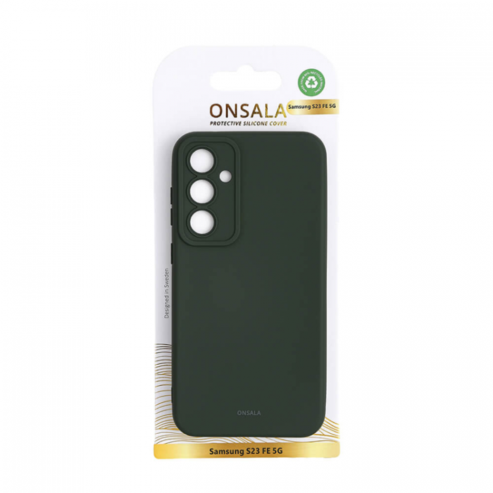 Onsala - Onsala Galaxy S23 FE Mobilskal Silikonknsla - Grn