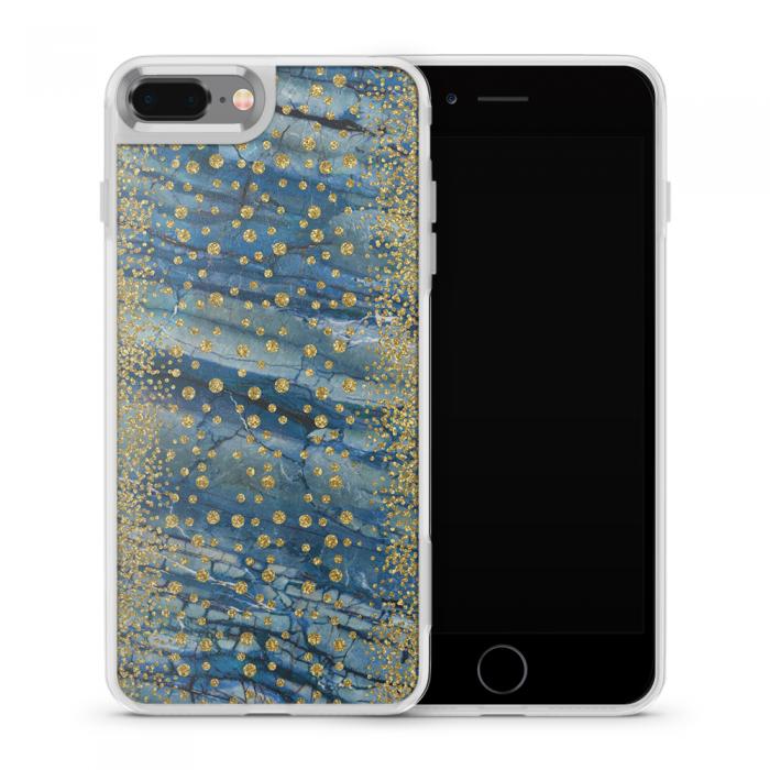 UTGATT5 - Fashion mobilskal till Apple iPhone 8 Plus - Marble Rain
