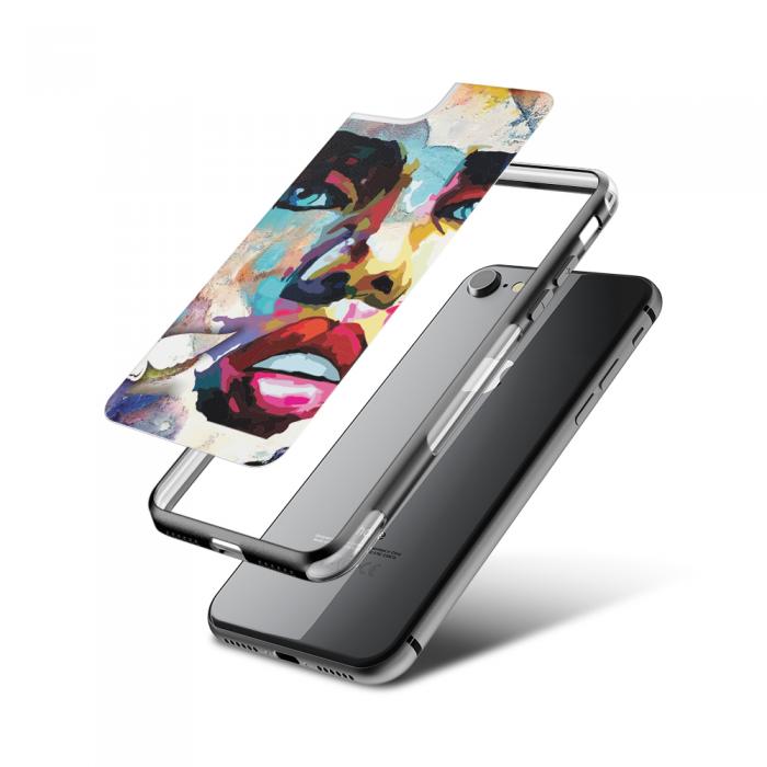 UTGATT5 - Fashion mobilskal till Apple iPhone 7 - Painted Face