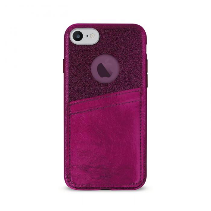 UTGATT5 - Puro Shine Cover+Pocket Detach iPhone 8/7/6S/6 - Rd