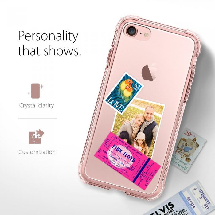UTGATT5 - Spigen Crystal Shell Skal till Apple iPhone 7/8/SE 2020 - Rose Crystal
