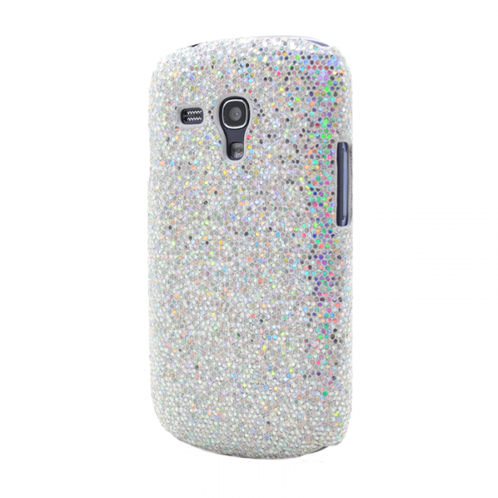 UTGATT4 - Glitter Skal till Samsung Galaxy S3 mini i8190 (Silver)