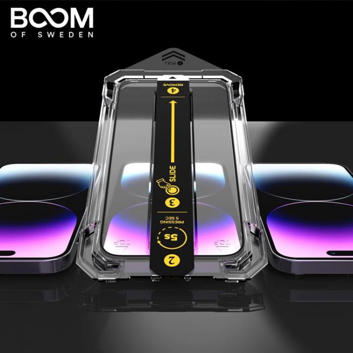 Boom of Sweden - LIVSTIDSGARANTI - BOOM iPhone 14 Pro Max Hrdat Glas Skrmskydd - 2 Pack