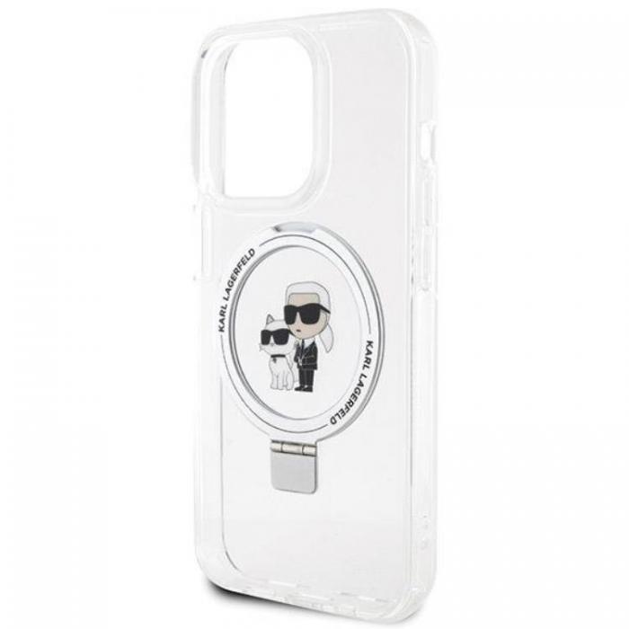 KARL LAGERFELD - Karl Lagerfeld iPhone 13 Pro/13 Mobilskal MagSafe Ringstll