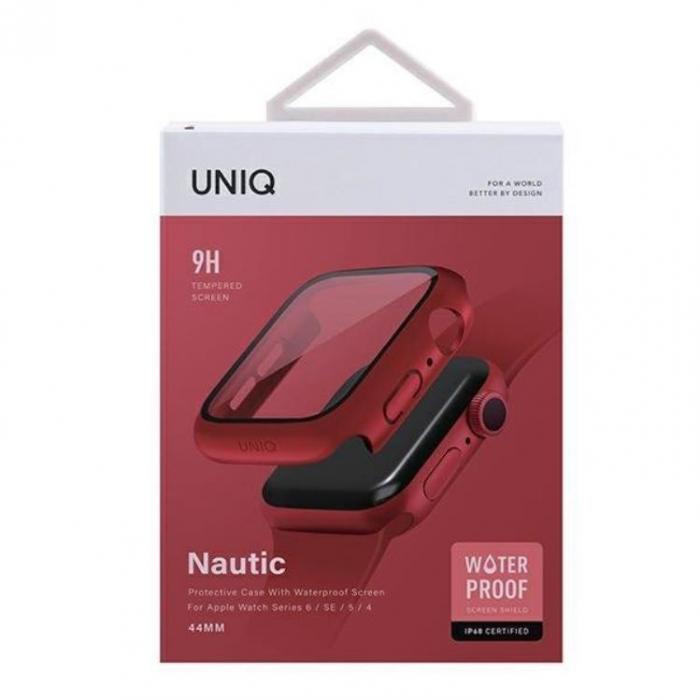UNIQ - Uniq Nautic Skal Apple Watch 4 / 5 / 6 / Se 44mm - Rd
