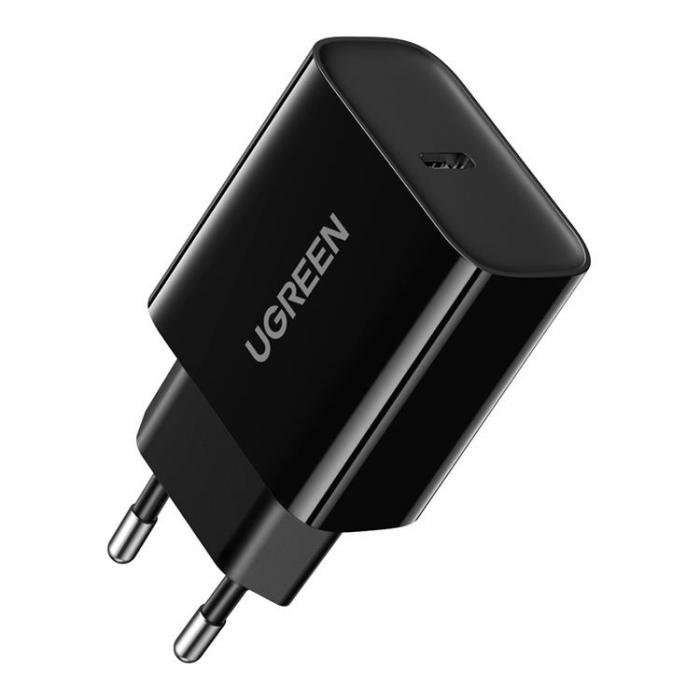 Ugreen - Ugreen Vggladdare USB-C 20W Power - Svart