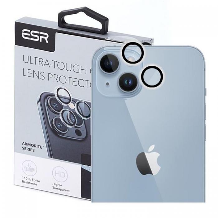 ESR - ESR iPhone 15 Plus/15 Kameralinsskydd i Hrdat Glas