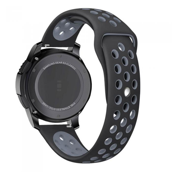 UTGATT5 - Tech-Protect Softband Samsung Galaxy Watch 46Mm Svart / Gr