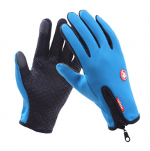A-One Brand - Vattentäta touchvantar / handskar - Medium - Blå