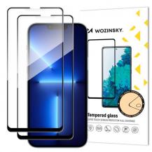 Wozinsky - [2 PACK] Wozinsky Full Glue Härdat glas iPhone 13 Pro / iPhone 13 - Svart