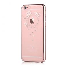 Devia - Devia Skal med Swarovski-Stenar till Apple iPhone 6(S) Plus - Garland Rosegold