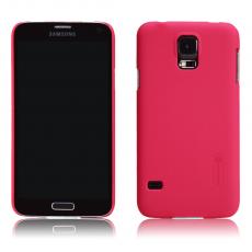 Nillkin - Nillkin Frosted Shield Skal till Samsung Galaxy S5 (Röd) + Skärmskydd