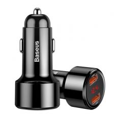 BASEUS - Baseus Magic Series Dual QC Billaddare 2x USB - Svart