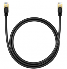 BASEUS - Baseus Ethernet Kabel CAT 8 40Gb/s 8m - Svart