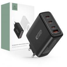 Tech-Protect - Tech-Protect 4-Port Väggladdare 3x USB-C/1x USB-A PD100W - Svart