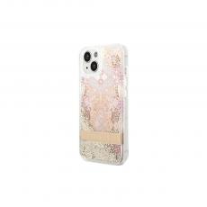 Guess - iPhone 14 Plus Guess Gold Paisley Glitter Hardcase