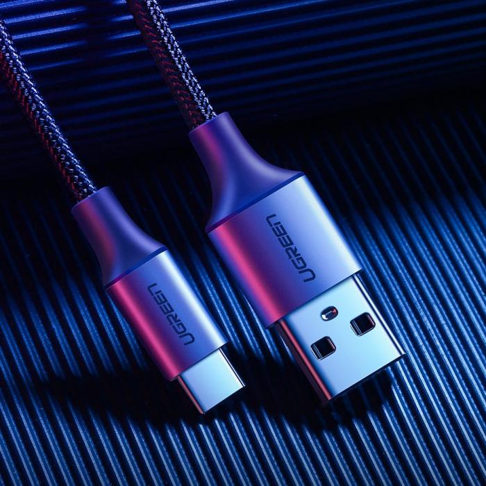 UTGATT1 - UGreen USB Type C Kabel snabb laddning 3.0 3A 2m Gr