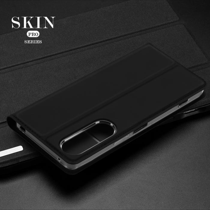 Dux Ducis - Dux Ducis Sony Xperia 1 V Plnboksfodral Skin Pro - Svart